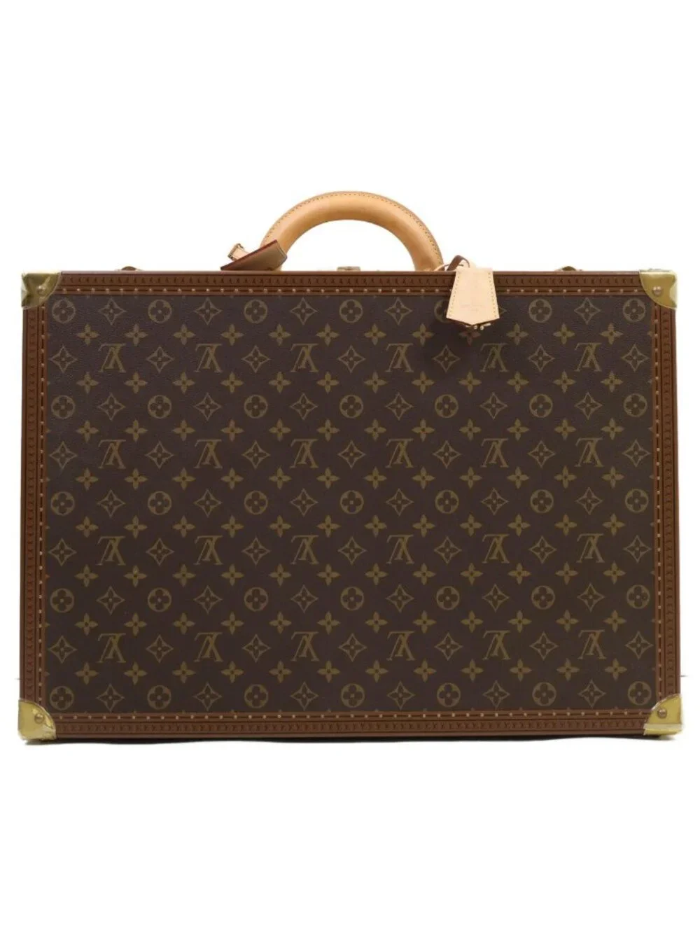 Louis Vuitton Monogram Alzer 55 Trunk Case with Dividers